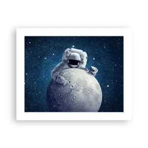 Plakat - Kosmiczny żartowniś - 50x40 cm