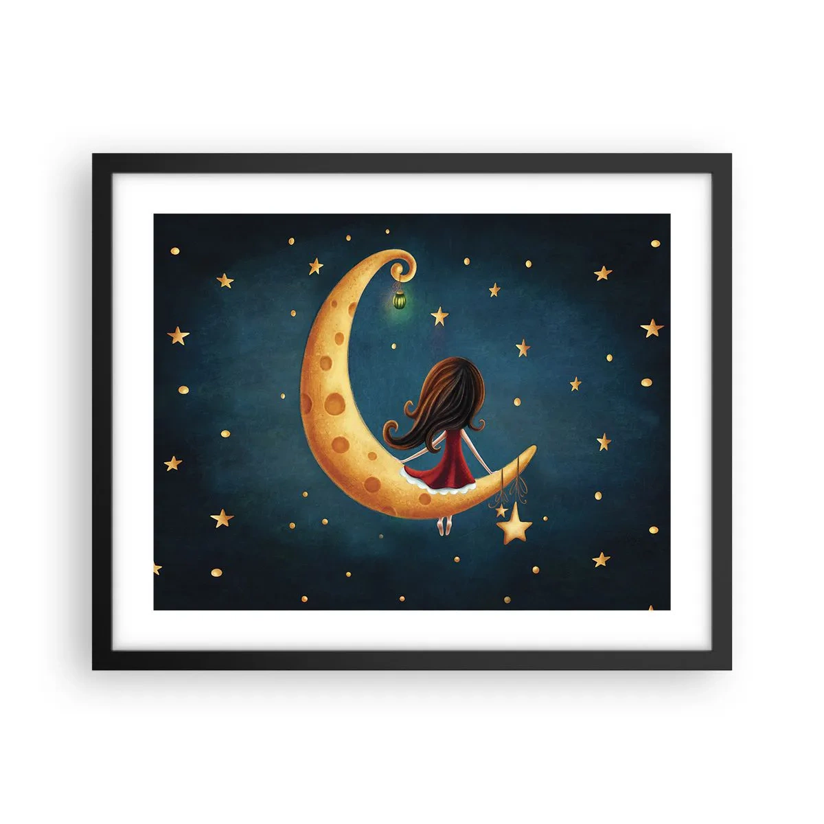 Plakat w czarnej ramie - Pewnego razu… - 50x40 cm