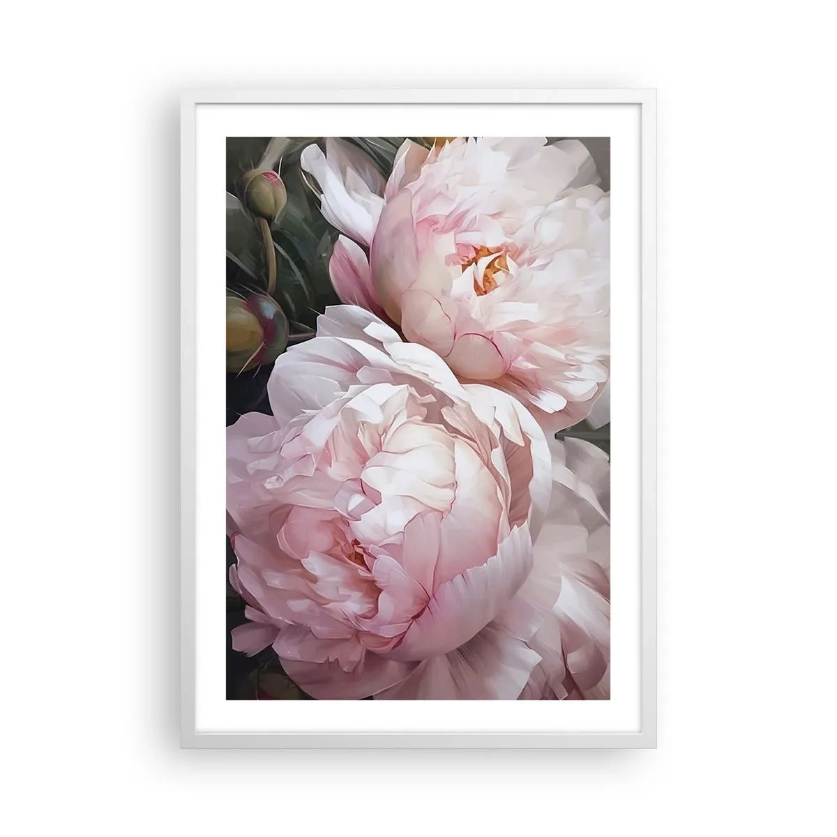 Plakat w białej ramie - Zatrzymane w rozkwicie - 50x70 cm