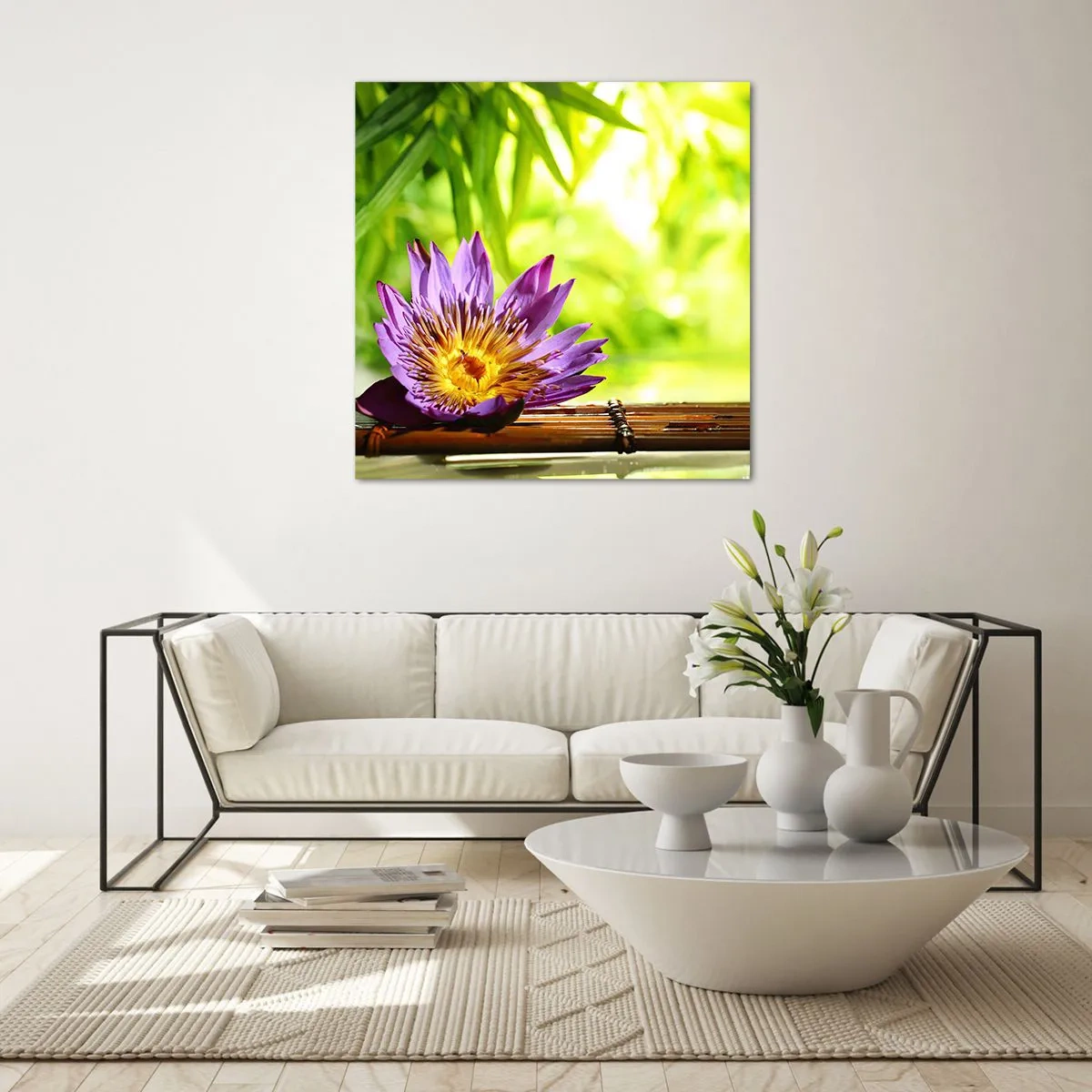 Obraz na szkle - W azjatyckim słońcu - 50x50 cm