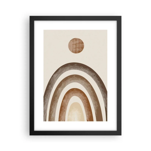 Plakat w czarnej ramie - W odległej galaktyce - 30x40 cm