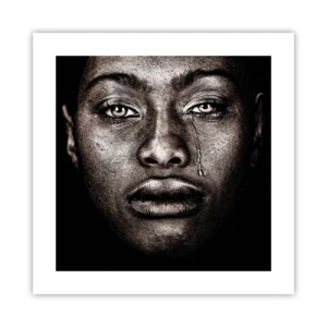 Plakat - Jedna łza - 40x40 cm