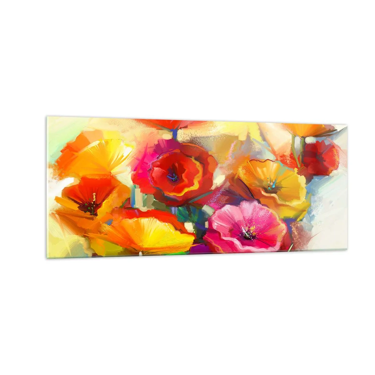 Obraz na szkle - Nie tylko czerwone - 100x40 cm