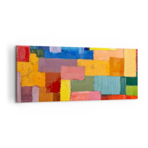Obraz na płótnie - Każdy inny, wszystkie barwne - 100x40 cm