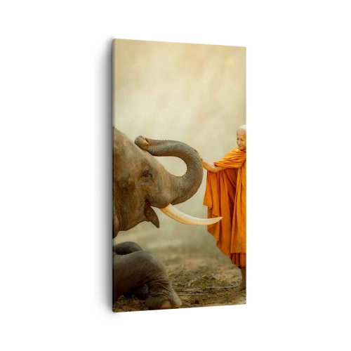 Obraz na płótnie - Spotkanie w podróży - 55x100 cm