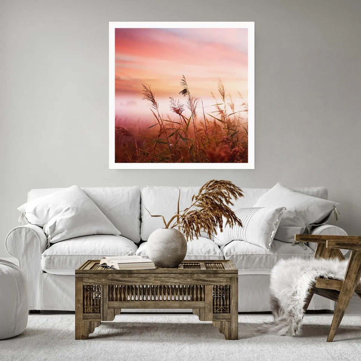 Plakat - Latawce, dmuchawce, wiatr - 40x40 cm