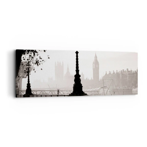 Obraz na płótnie - Londyński poranek - 90x30 cm