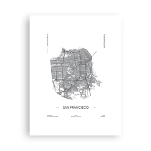 Plakat - Anatomia San Francisco - 30x40 cm