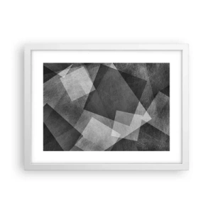 Plakat w białej ramie - Odwieczny symbol trwałości i porządku - 40x30 cm