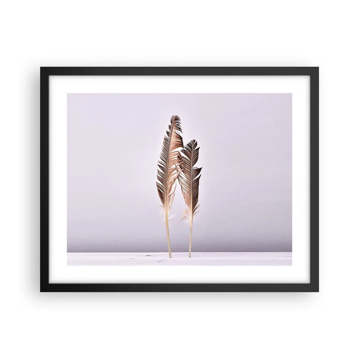 Plakat w czarnej ramie - Przeciw nicości - 50x40 cm