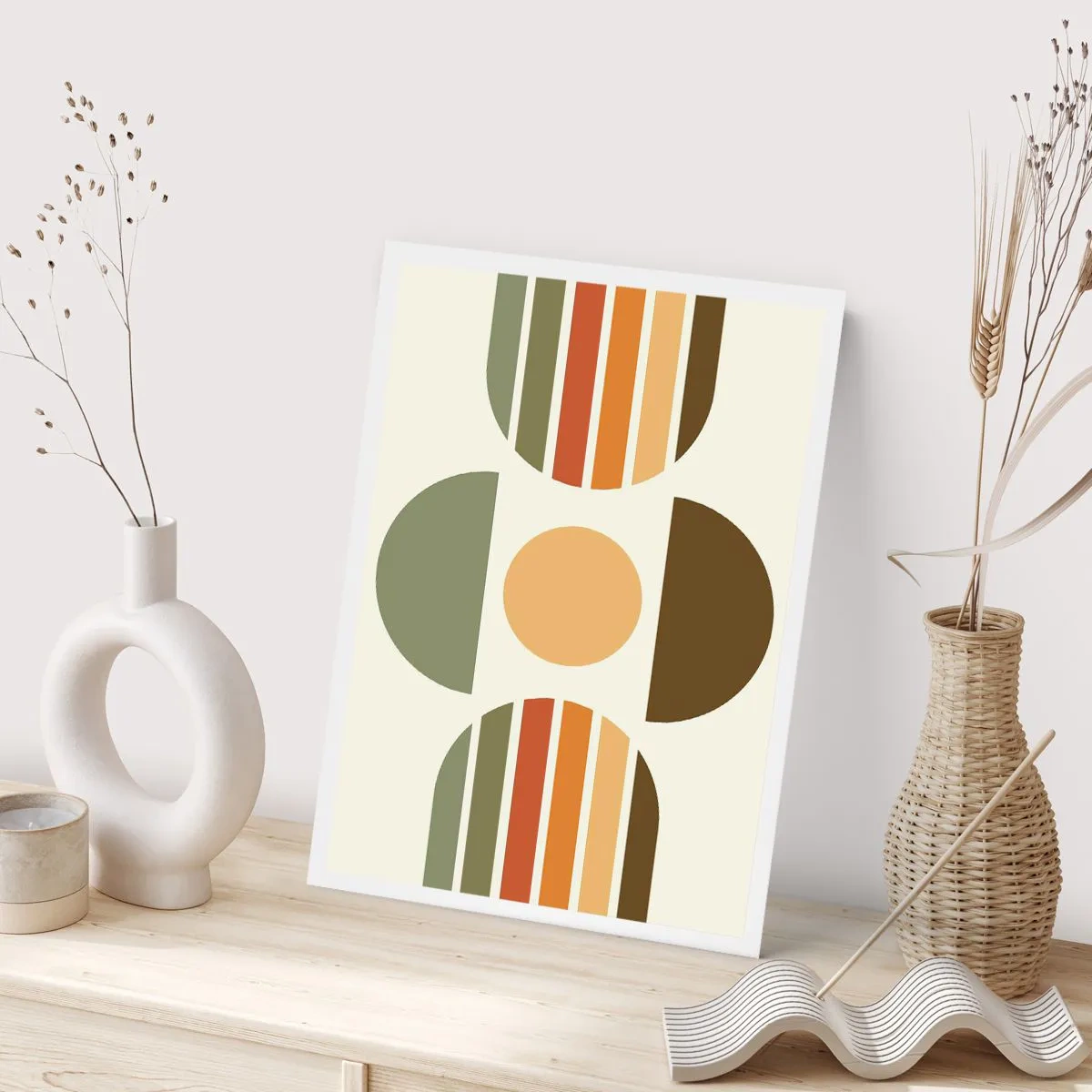 Plakat - W kolorach ziemi - 30x40 cm