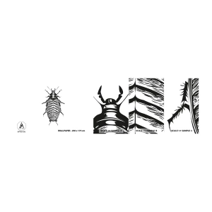 Fototapeta Próbka Samoprzylepna Deluxe Sticker - Co za okaz! - Owad, Karaluch, Minimalizm - 100x30 cm