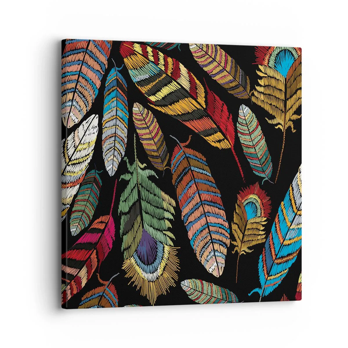 Obraz na płótnie - Ptasi karnawał - 30x30 cm