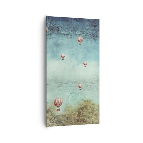 Obraz na płótnie - Wolni od zgiełku życia - 65x120 cm