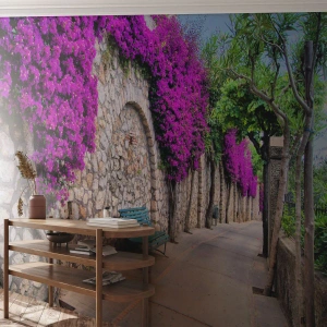 Fototapeta Standard Eco - Spotkajmy się jak najprędzej - Miasto, Kwiaty, Włochy - 250x175 cm