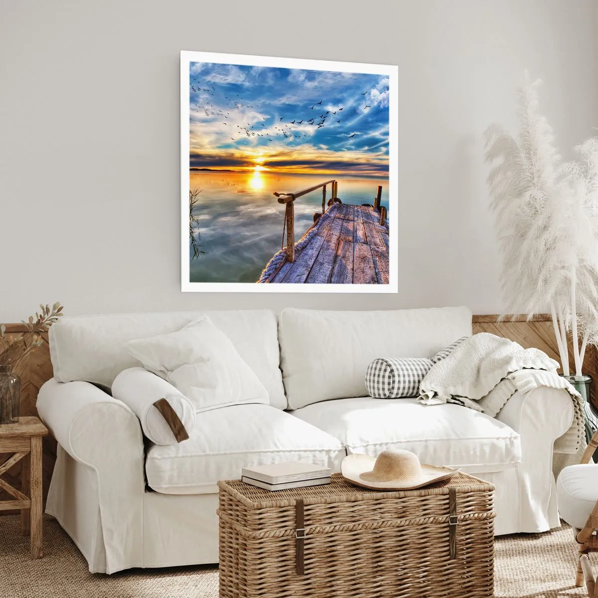 Plakat - Wiatr idzie na spoczynek - 50x50 cm