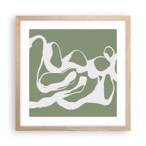 Plakat w ramie jasny dąb - Wołanie przestrzeni - 40x40 cm