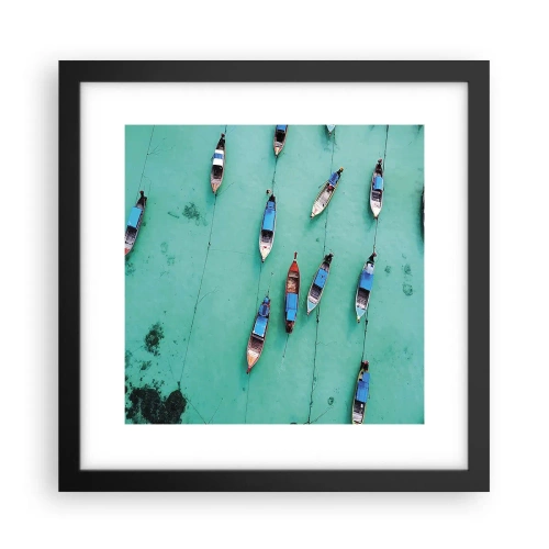 Plakat w czarnej ramie - W radosnym oczekiwaniu - 30x30 cm