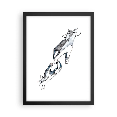 Plakat w czarnej ramie - Dobry gest - 30x40 cm