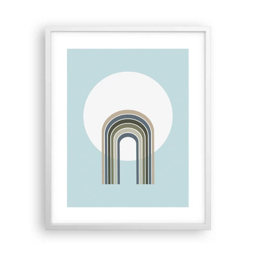 Plakat w białej ramie - Nieodparte przyciąganie - 40x50 cm