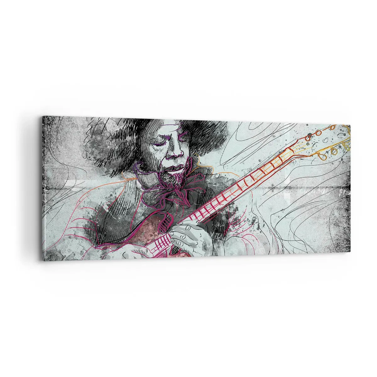 Obraz na płótnie - Na falach muzyki - 100x40 cm