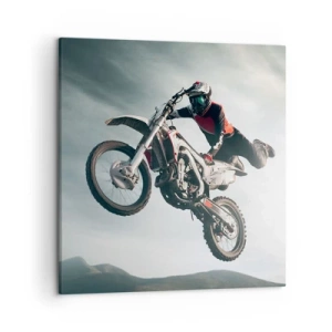 Obraz na płótnie - Nie ma zabawy bez ryzyka - 50x50 cm