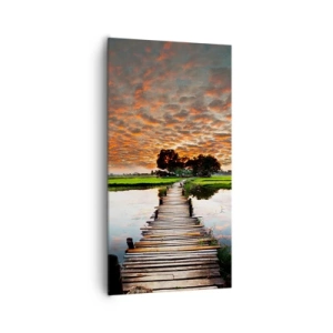 Obraz na płótnie - Rozłóż ramiona - oddychaj  - 65x120 cm