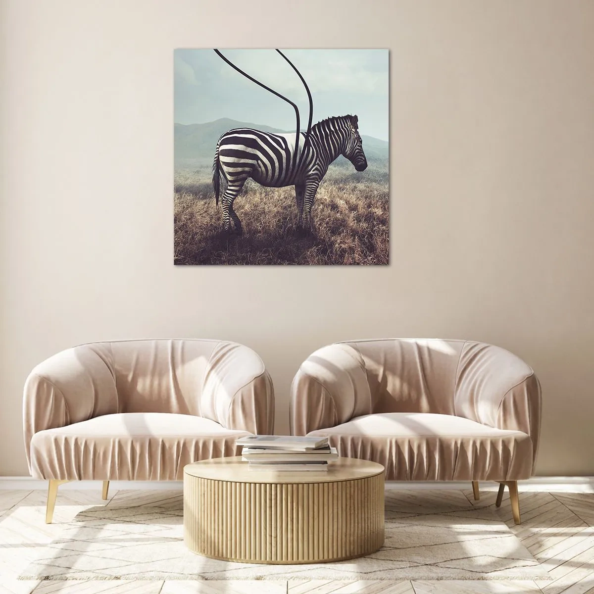 Obraz na szkle - Uwaga! Usterka - 70x70 cm