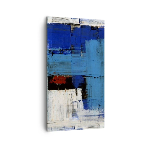 Obraz na płótnie - Sekret błękitu - 45x80 cm