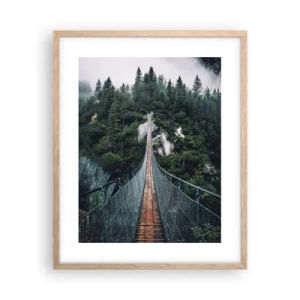 Plakat w ramie jasny dąb - Tylko dla orłów - 40x50 cm