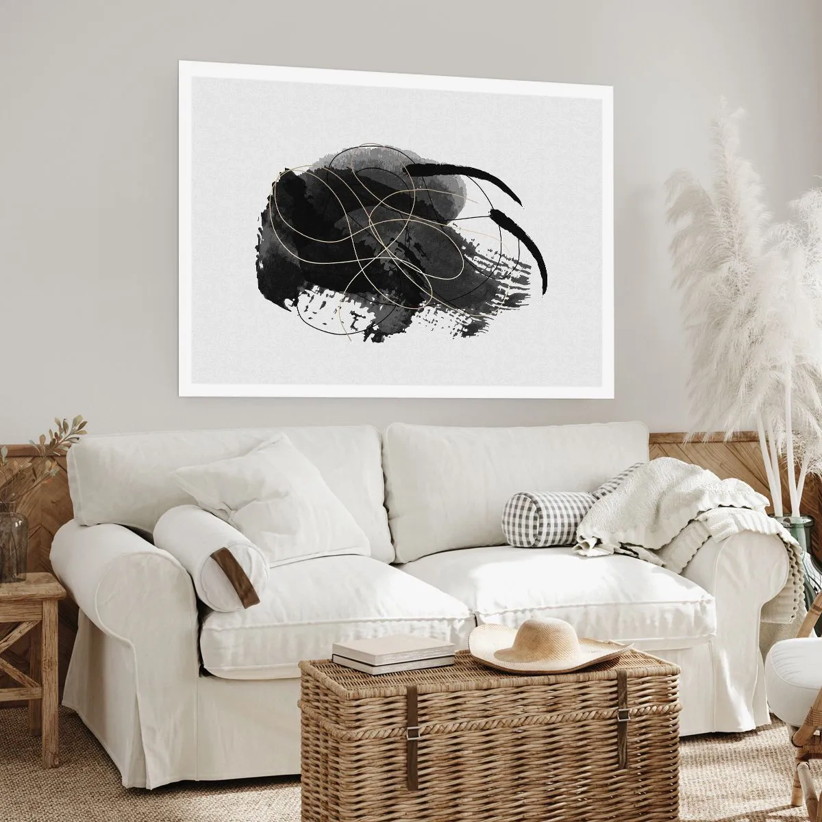 Plakat - Wysnute z czerni - 50x40 cm