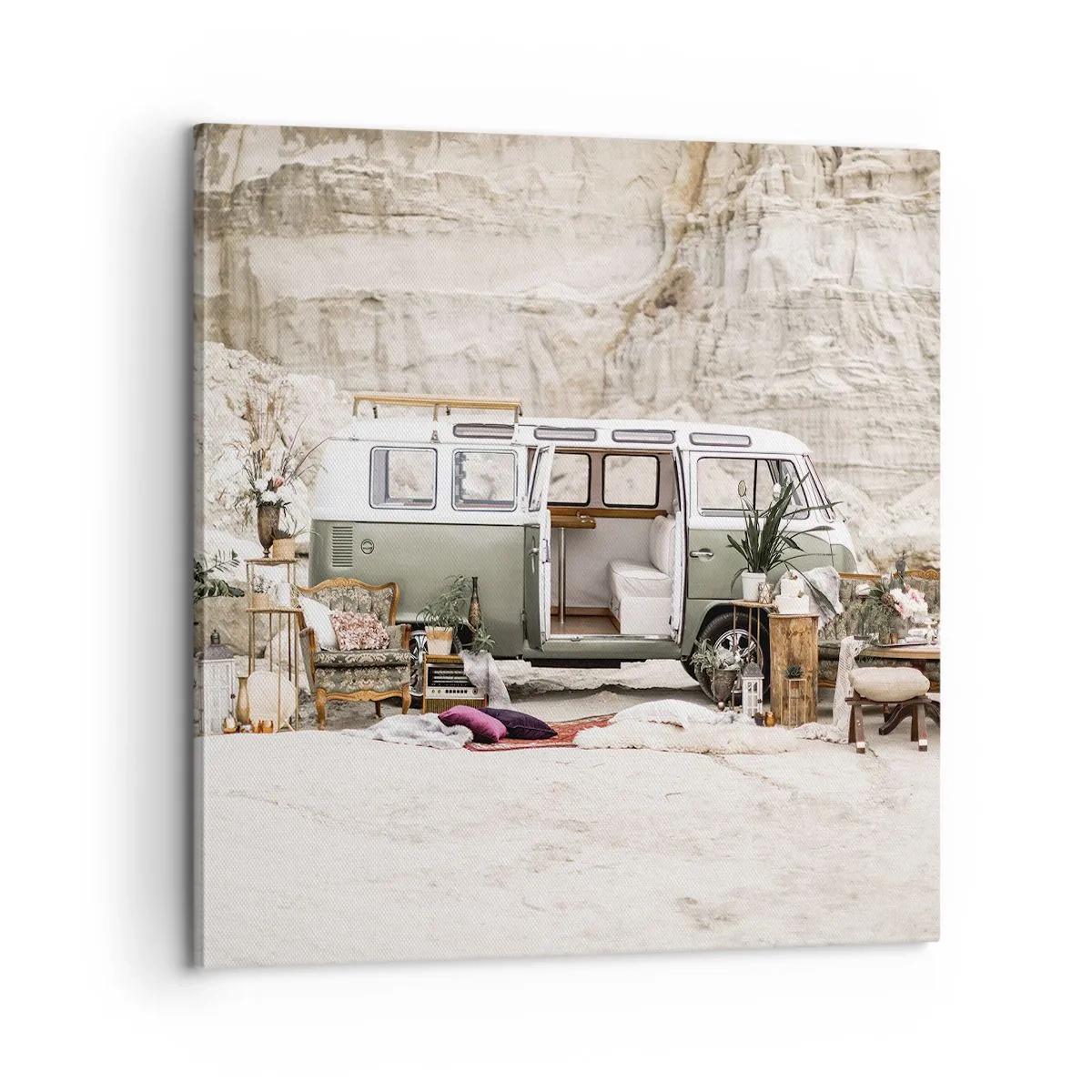 Obraz na płótnie - Podróż czas zacząć - 60x60 cm