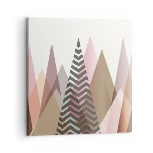 Obraz na płótnie - Piramidalny widok - 60x60 cm