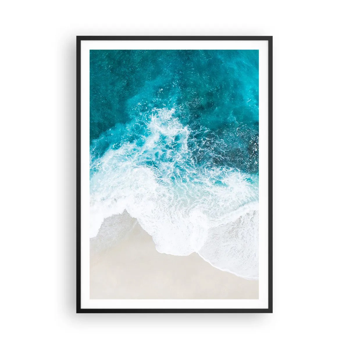 Plakat w czarnej ramie - Naturalna pieszczota - 70x100 cm