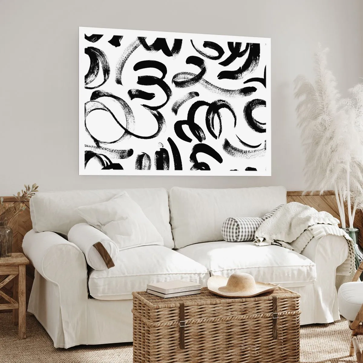Plakat - Czarno na białym - 91x61 cm