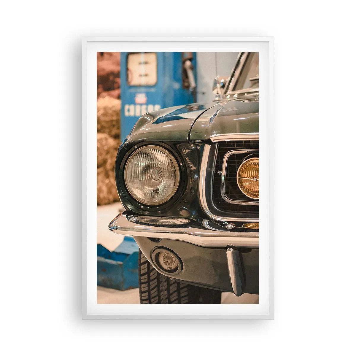 Plakat w białej ramie - Spotkanie z legendą - 61x91 cm