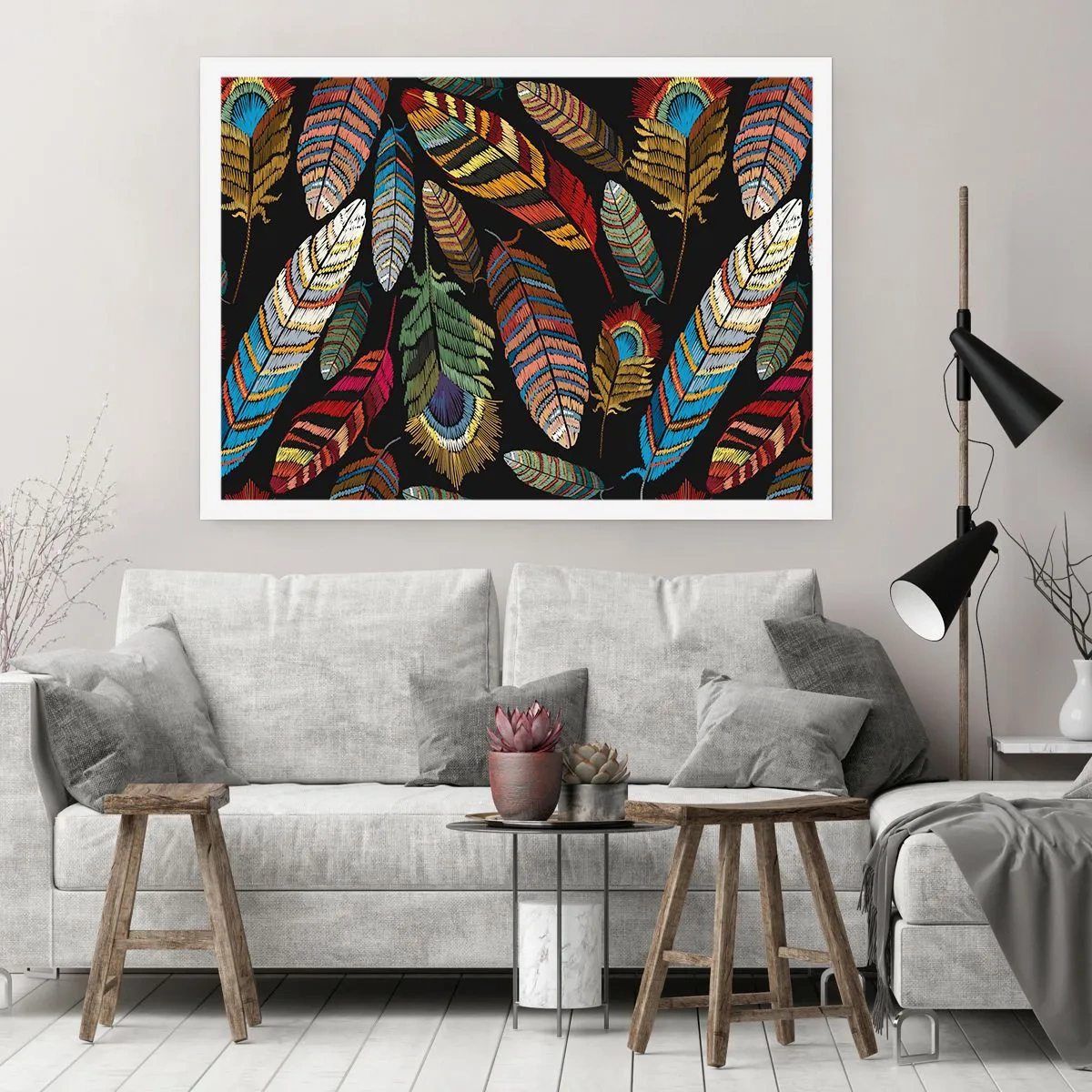 Plakat - Ptasi karnawał - 70x50 cm