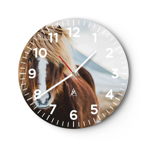 Zegar ścienny - Czujesz wolność? - 40x40 cm