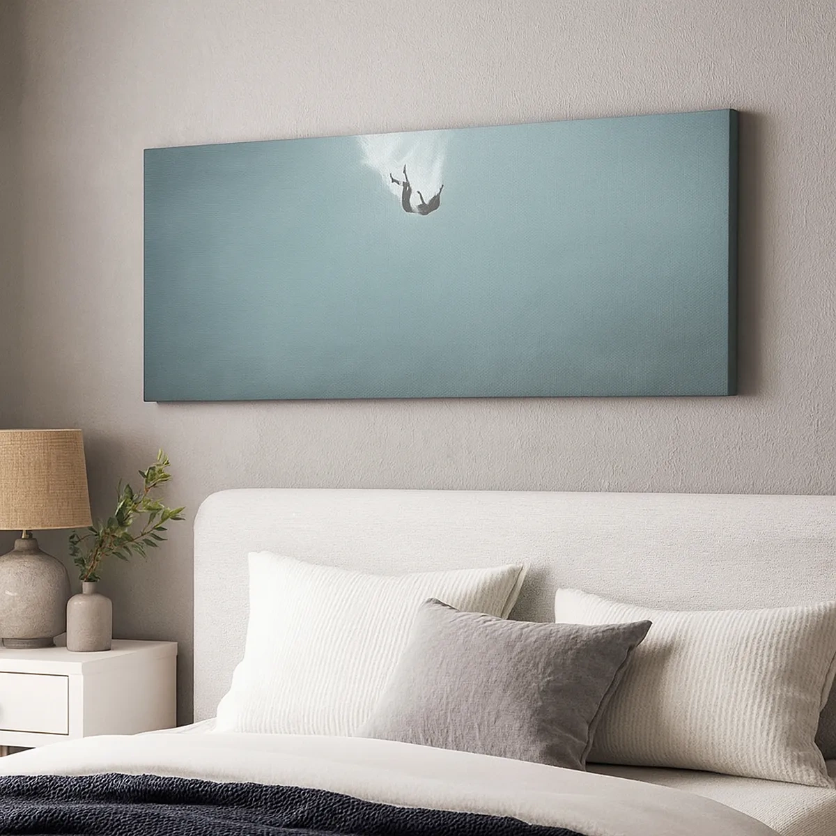 Obraz na płótnie - W objęciach oceanu - 30x30 cm