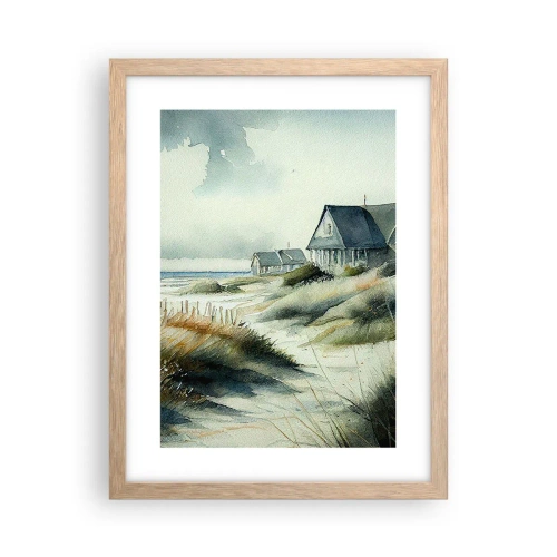 Plakat w ramie jasny dąb - Z dala od zgiełku - 30x40 cm