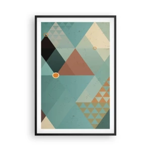 Plakat w czarnej ramie - Jedność wielości, wielość jedności - 61x91 cm