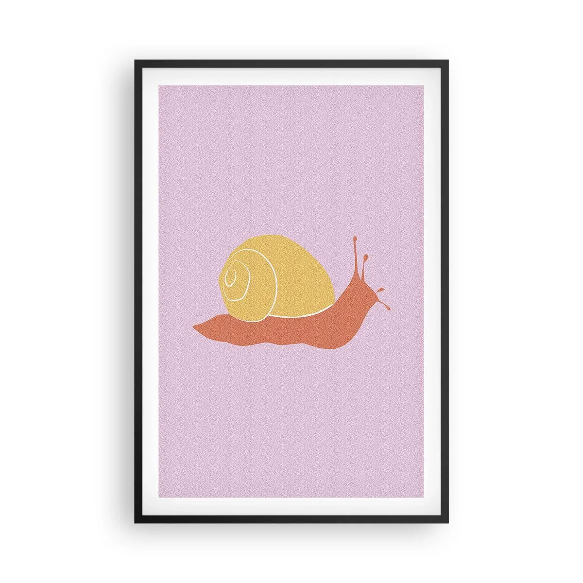 Plakat w czarnej ramie - Nie ma pośpiechu - 61x91 cm