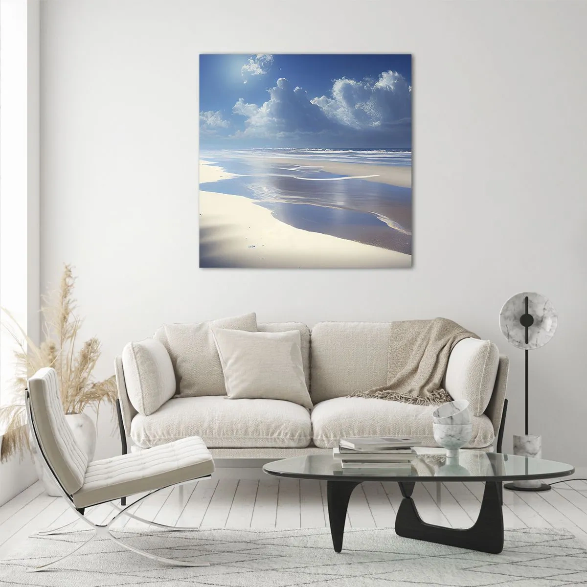 Obraz na szkle - Rajskie wakacje - 60x60 cm