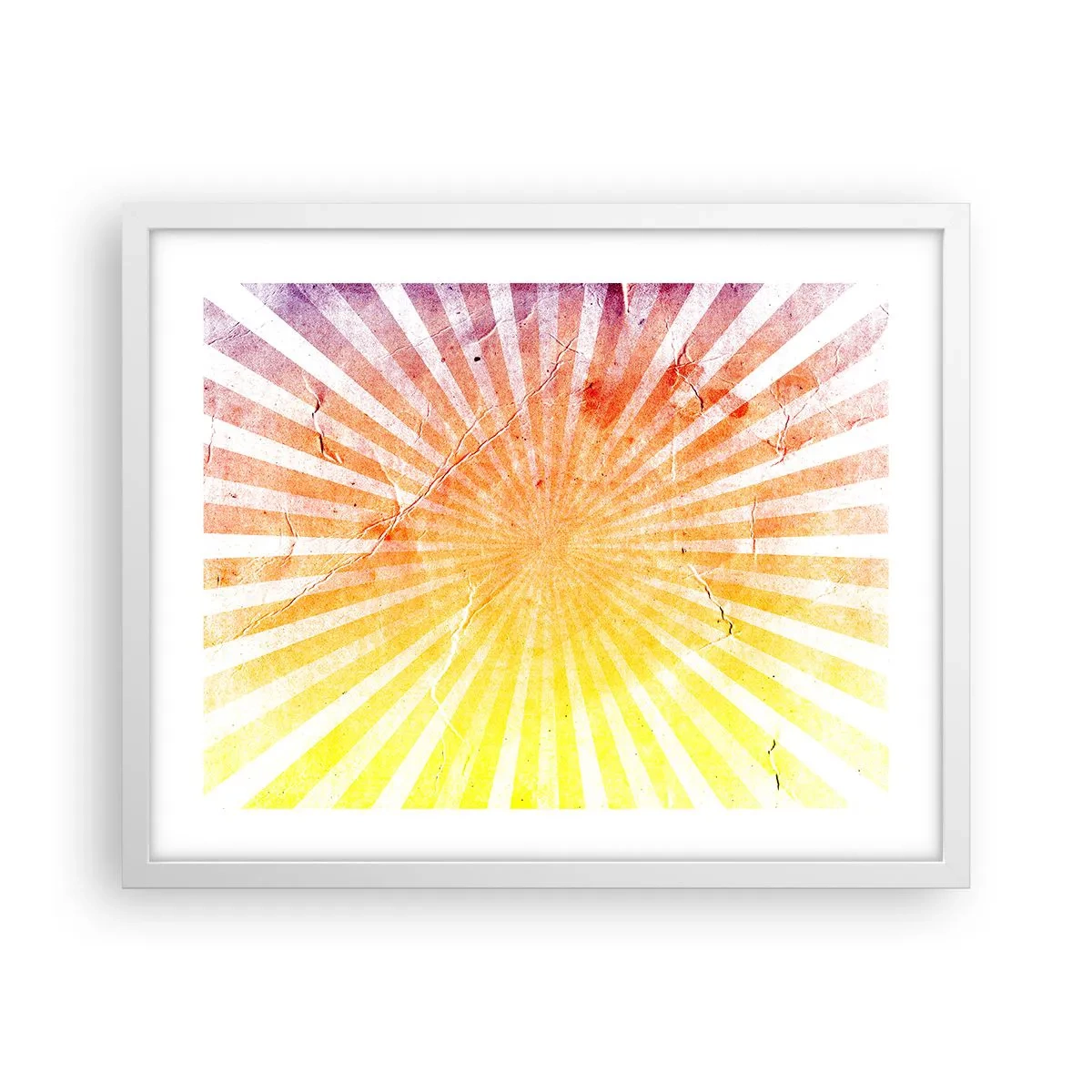 Plakat w białej ramie - Wschody i zachody - 50x40 cm
