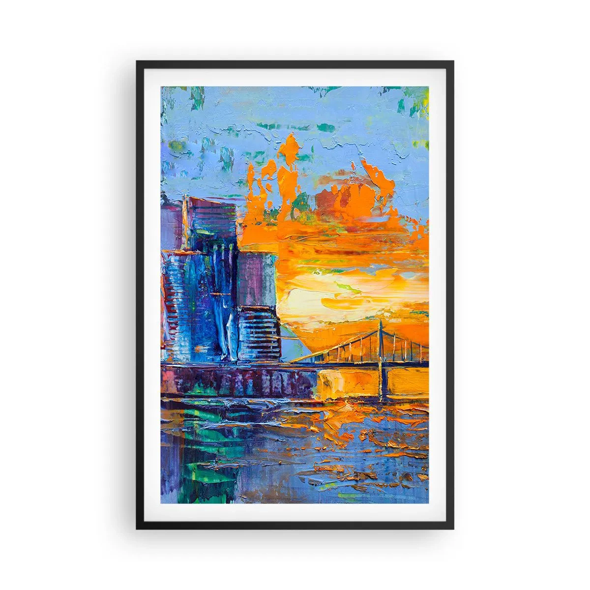 Plakat w czarnej ramie - Kultura i natura - 61x91 cm