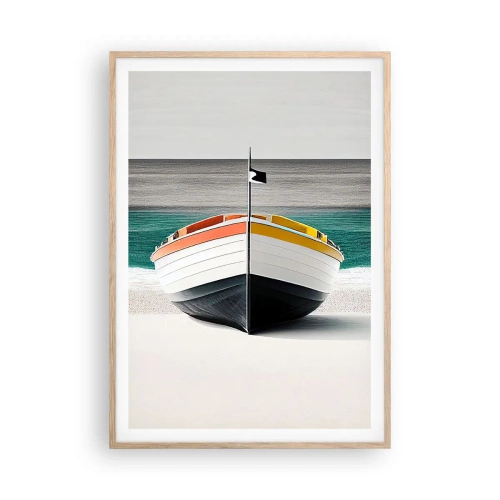 Plakat w ramie jasny dąb - Na swoim miejscu - 70x100 cm