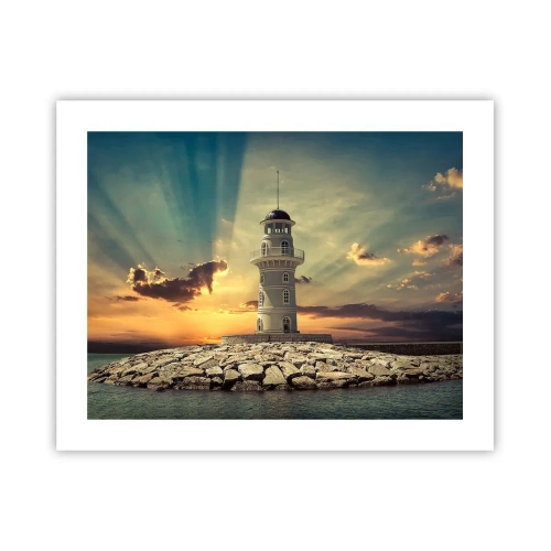 Plakat - Światło - Dobro - Piękno - 50x40 cm