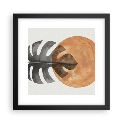 Plakat w czarnej ramie - Zawsze słońce - 30x30 cm