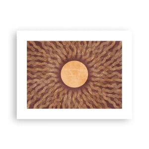 Plakat - Ikona słońca - 40x30 cm