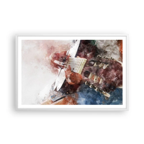 Plakat w białej ramie - I co o tym myślisz? - 91x61 cm